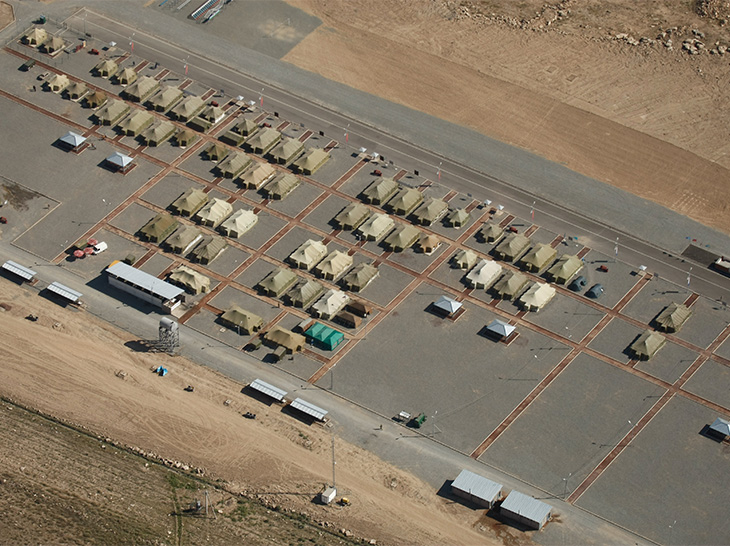 Military Bases, Tents